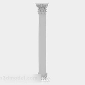 Chinese stijl pijler V2 3D-model