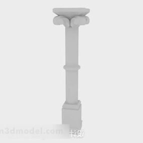 Modelo 3d da coleção de pilares antigos