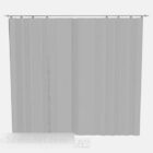 Grey Simple Curtain V3