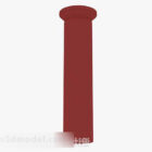 Pilar rojo de estilo chino V1