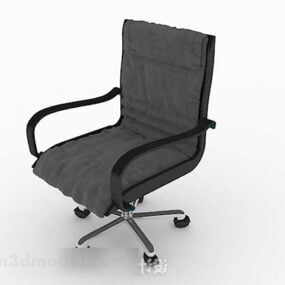 Gray Office Chair V29 3d model