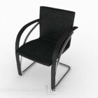 Modern Black Leisure Chair V1
