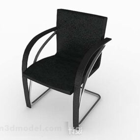 Moderní černá židle pro volný čas V1 3D model