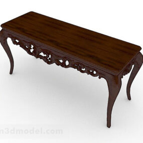 Čínský dřevěný čajový stolek V3 3D model