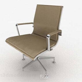 Brown Home Leisure Chair 3d model