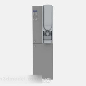 Grå køleskab V3 3d model