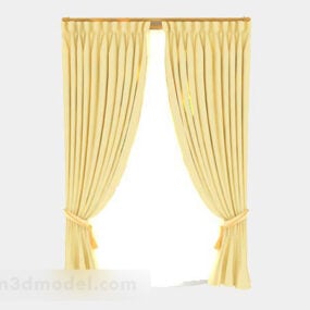 Yellow Curtain V5 3d model