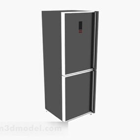 Réfrigérateur gris de cuisine modèle 3D