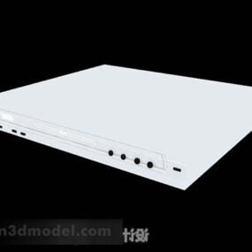 White Dvd Player V2 3d model