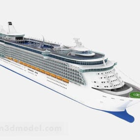Cruise Ship Travel 3d model
