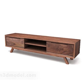 Wooden Simple Tv Cabinet V1 3d model