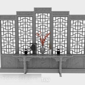 Chinese Screen Partition V2 3d model