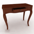 میز چوبی قهوه ای V17