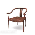 Drewniane krzesło domowe w stylu chińskim V2