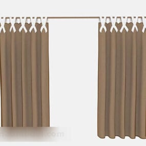 Brown Curtain V5 3d-modell