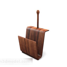 Decor Wooden Furnishings 3d model