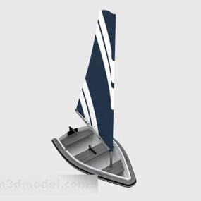Pequeño barco marinero modelo 3d
