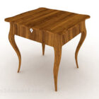 Brown Wooden Desk V20