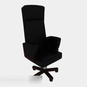 Roller Skate Black Chair V1 3d model