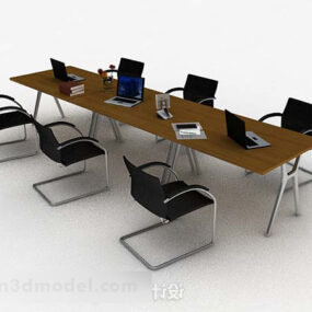 Modern Minimalist Desk Chair 3d model