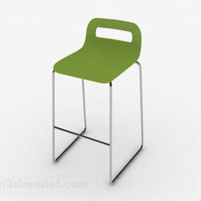 Chaise de bar verte minimaliste moderne modèle 3D