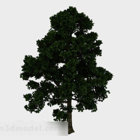 3д модель садового большого дерева