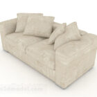 Diseño de sofá beige