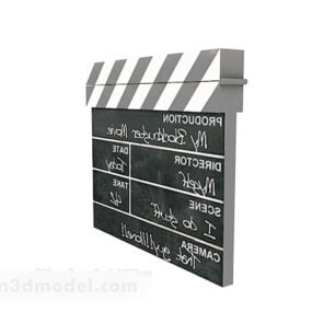 电影板3d模型