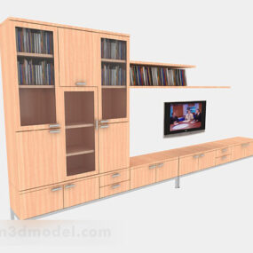 Televisiewanddecoratie 3D-model