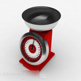 Red Metal Scale 3d model