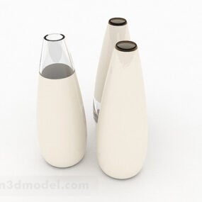 3д модель вазы-бутылки в форме капли воды