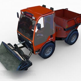 Low Poly Forklift דגם תלת מימד