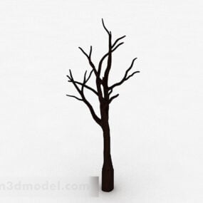 Brown Dry Tree Branches Home Decor 3d model