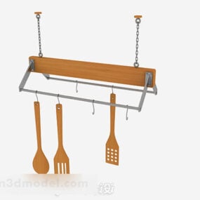 Mô hình 3d dụng cụ nhà bếp treo