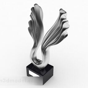 Silver Wings Home Decoration 3d-model