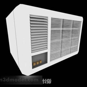 Furniture Decor White Air Conditioner 3d model