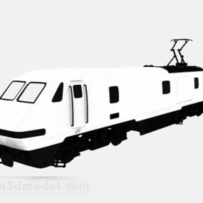 High Speed Railroad Train Transport 3d model