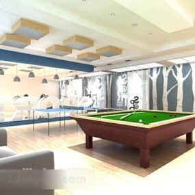 Advanced Sports Club Interior 3d-modell