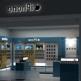 3D-Modell des Innenraums des Apple Store
