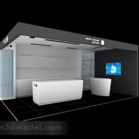 苹果展厅免费室内3d模型