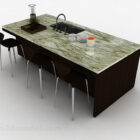 Marble Top Bar Table