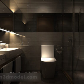 Projekt łazienki domowej Model 3D