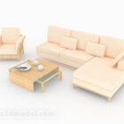 Beige Set Sofa Furniture