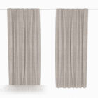 Beige Simple Home Curtains