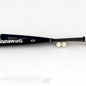Traje de béisbol negro modelo 3d