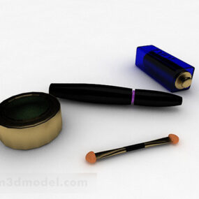 Weibliches schwarzes Kosmetik-3D-Modell