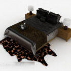 Black Double Bed Furniture