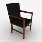Black Fabric Single Home Chair