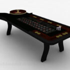 Black Gaming Table