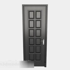 Black Home Door 3d model